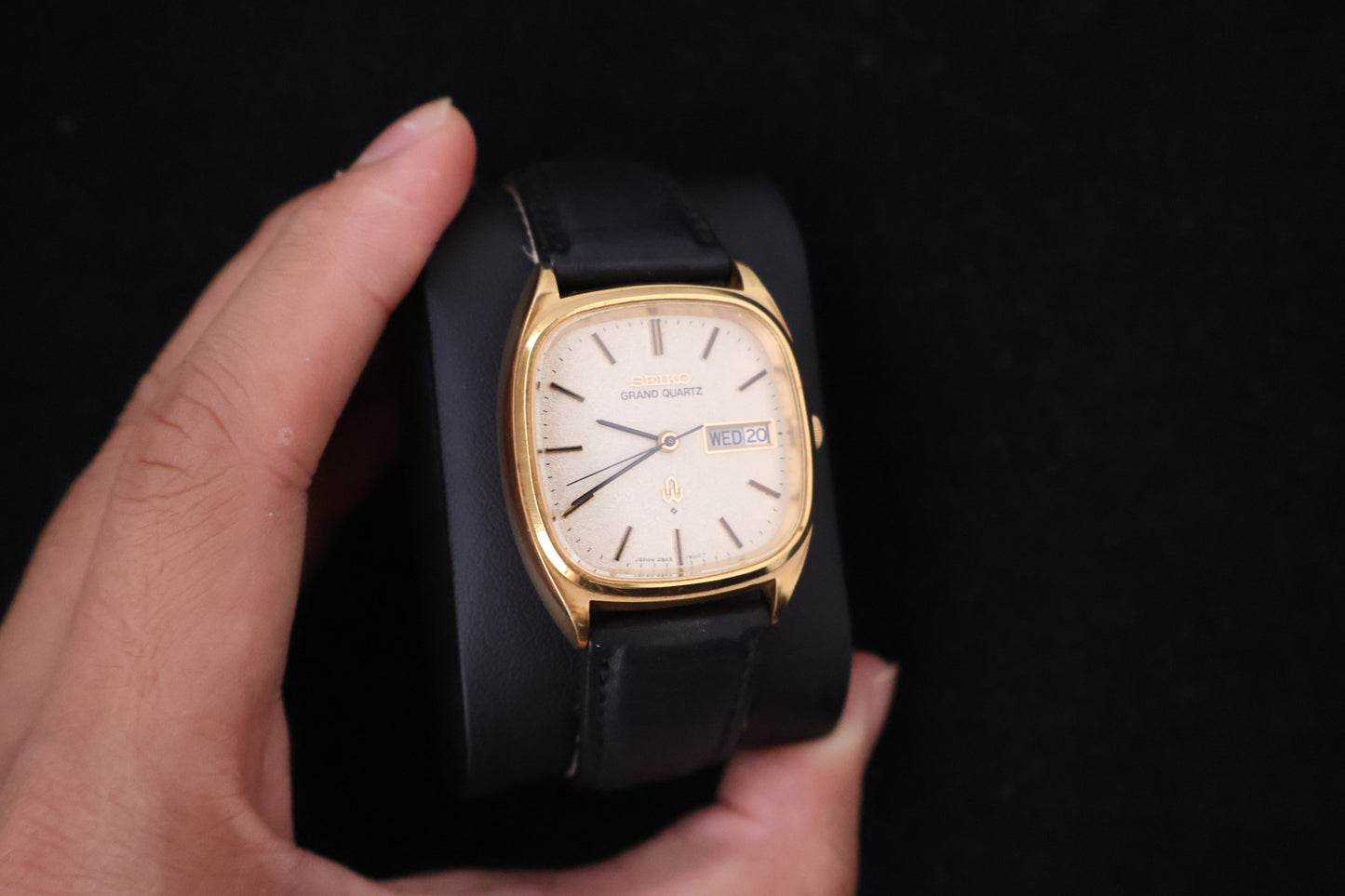 (SERVICED) Rare Vintage 1977 Seiko Grand Quartz SGP 4843-5100 SGP