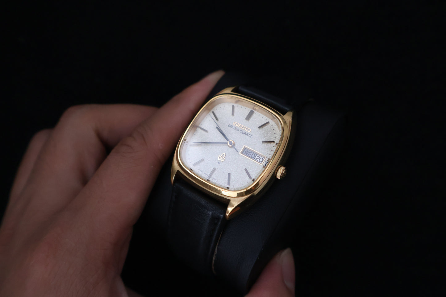 (SERVICED) Rare Vintage 1977 Seiko Grand Quartz SGP 4843-5100 SGP