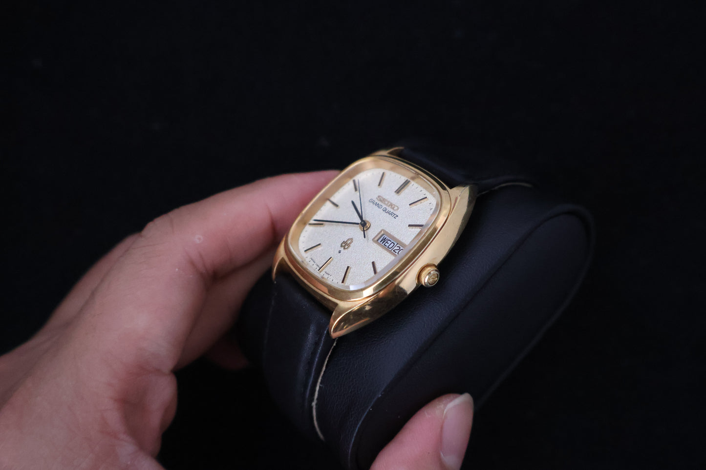 (SERVICED) Rare Vintage 1977 Seiko Grand Quartz SGP 4843-5100 SGP