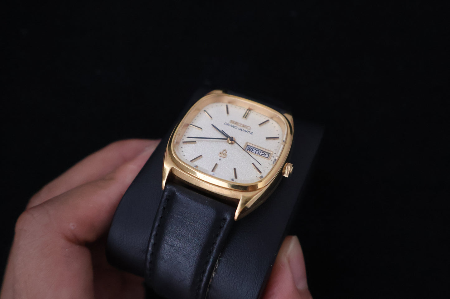 (SERVICED) Rare Vintage 1977 Seiko Grand Quartz SGP 4843-5100 SGP