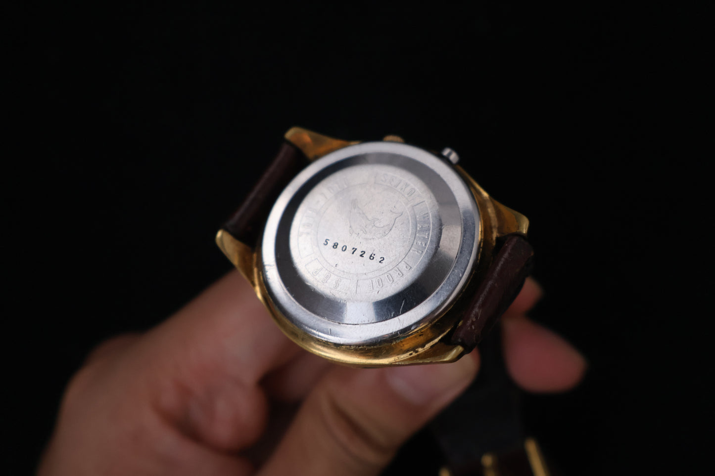 (SERVICED) Rare Vintage 1965 Seiko Sportsmatic 5 Deluxe 25 Jewels 7619-7010