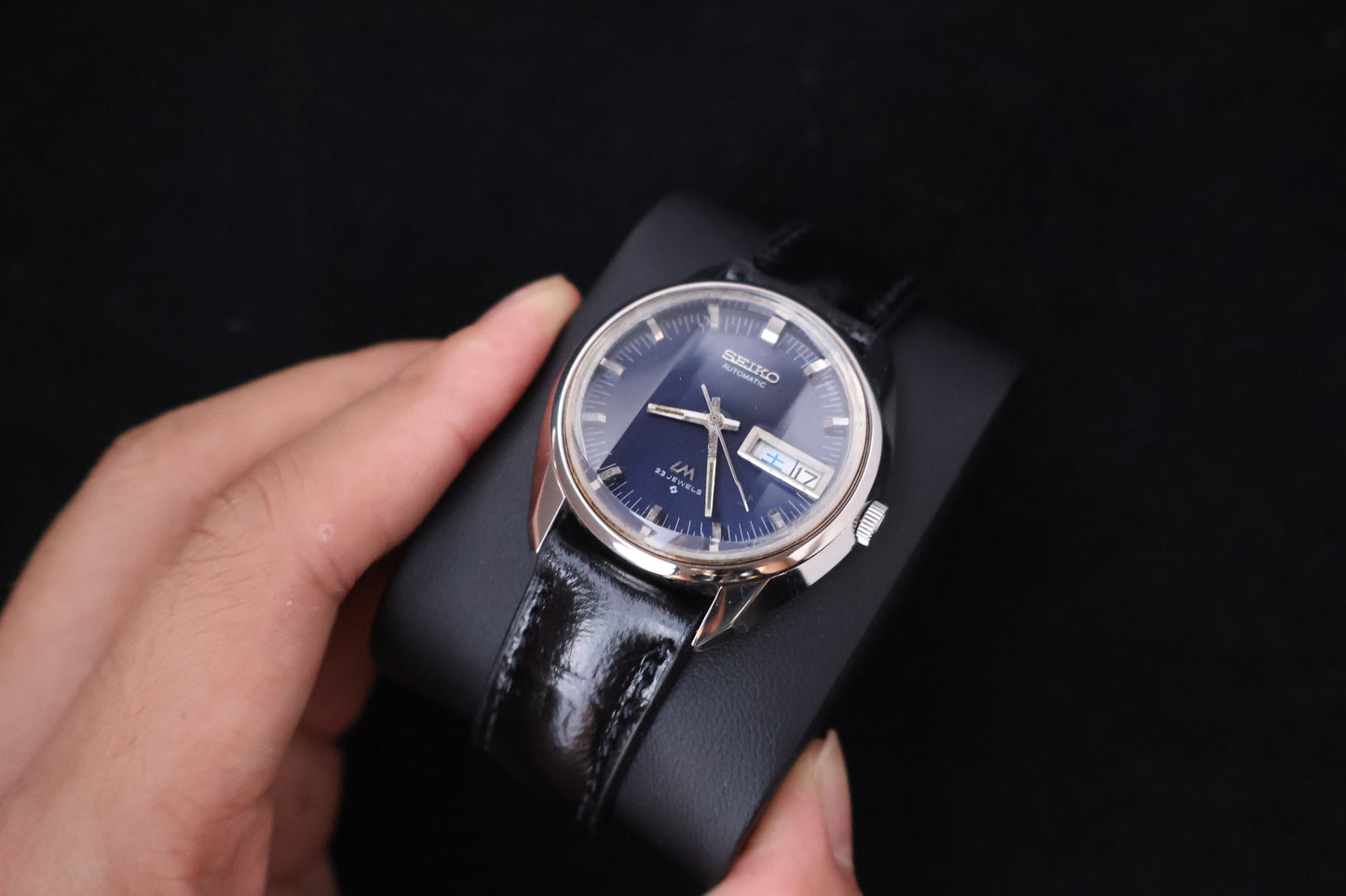 (SERVICED) Rare Vintage 1973 Seiko Lord Matic LM 23 Jewels 5606-7280