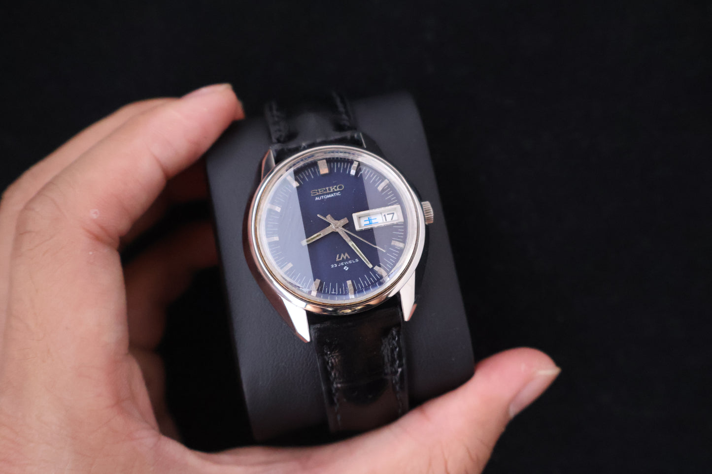 (SERVICED) Rare Vintage 1973 Seiko Lord Matic LM 23 Jewels 5606-7280