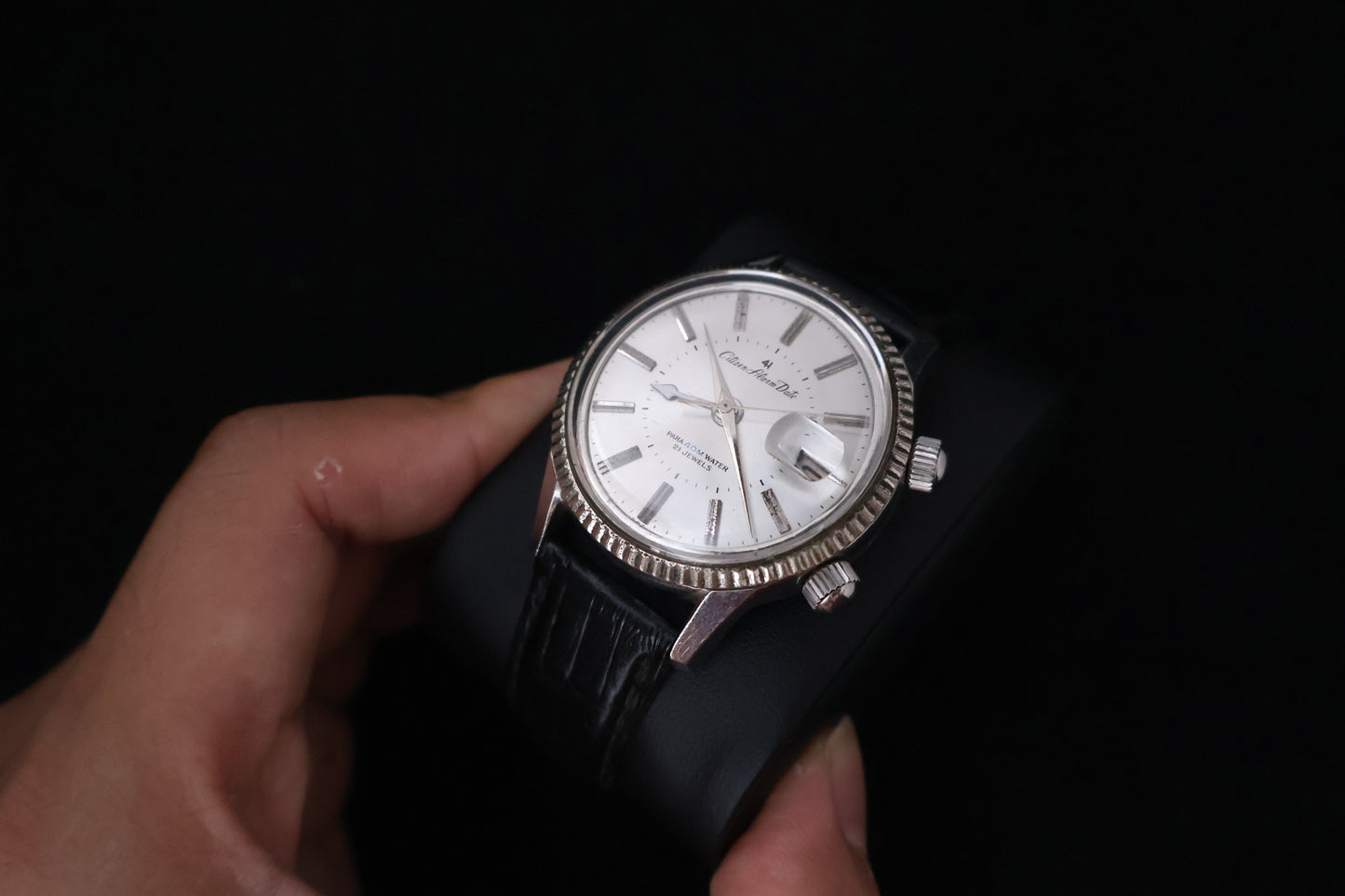 (SERVICED) Rare Vintage 1965 Citizen Alarm Date 21 Jewels - ALDS 51301a-Y