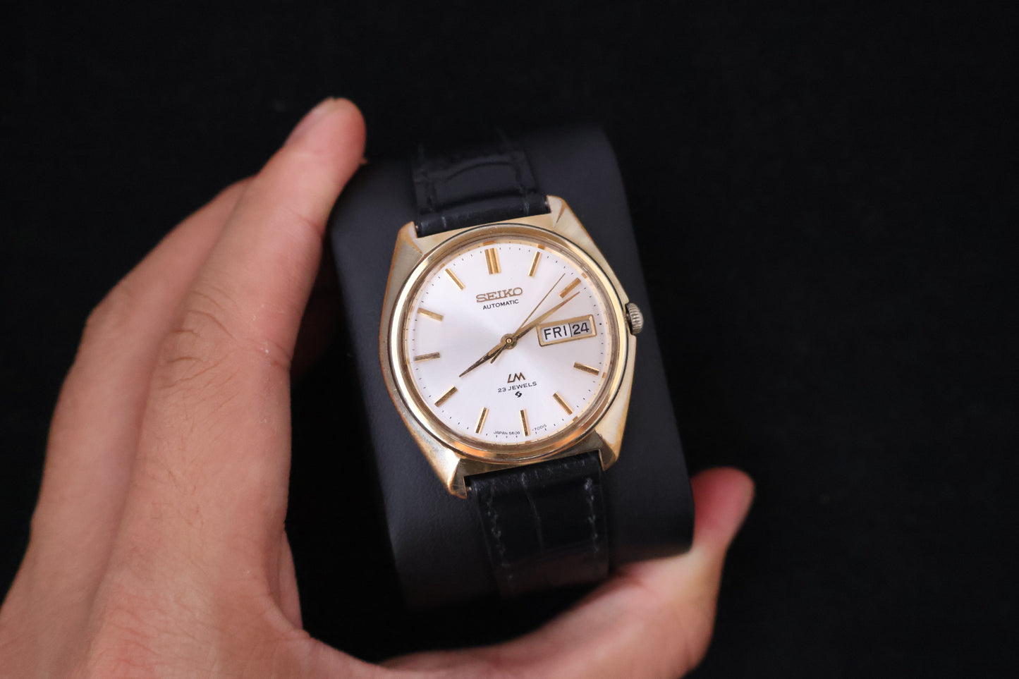 (SERVICED) Rare Vintage 1970 Seiko Lord Matic 23 Jewels SGP 5606-7000