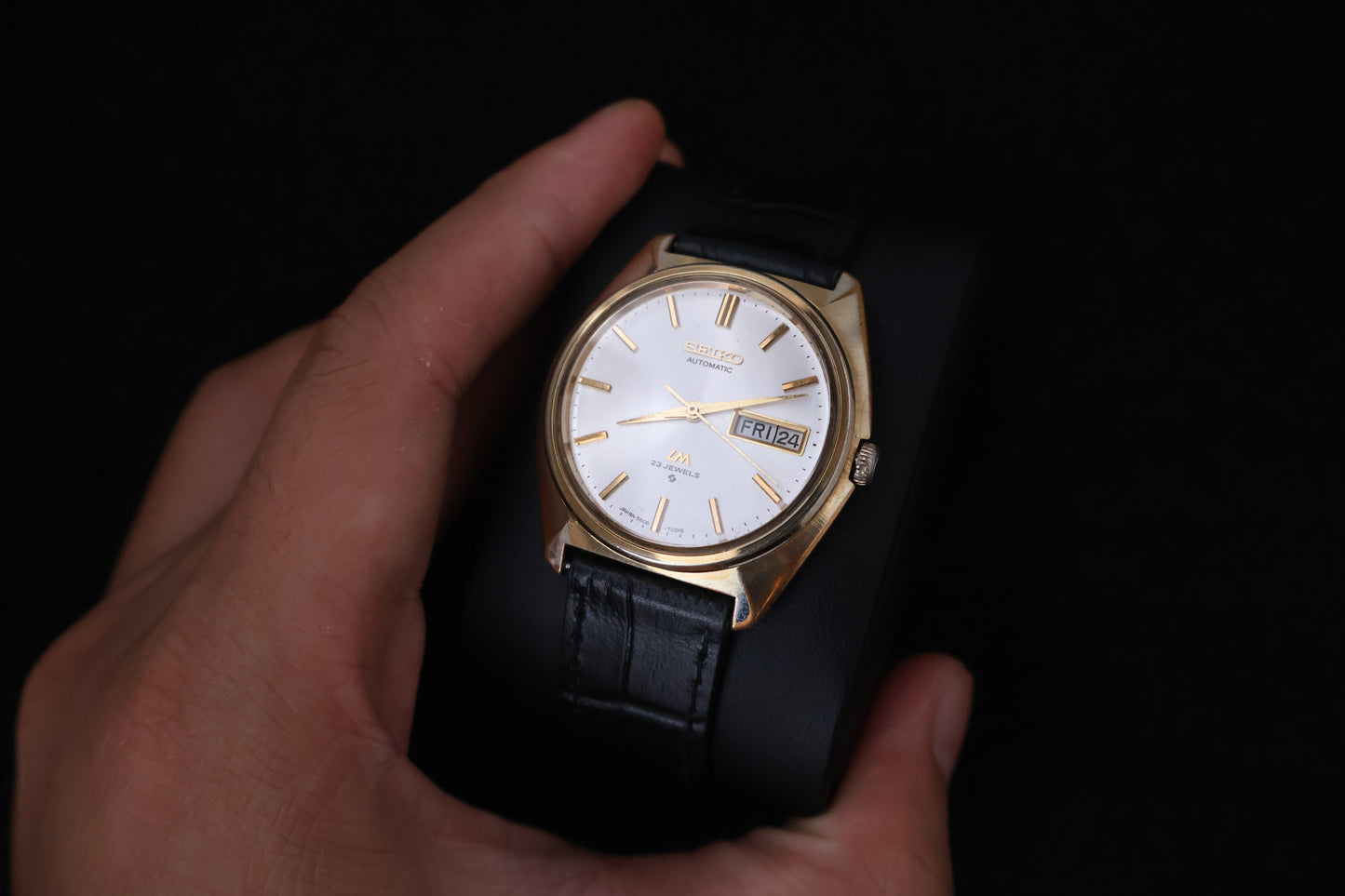 (SERVICED) Rare Vintage 1970 Seiko Lord Matic 23 Jewels SGP 5606-7000