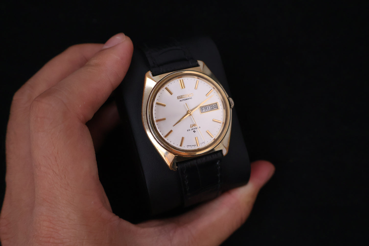 (SERVICED) Rare Vintage 1970 Seiko Lord Matic 23 Jewels SGP 5606-7000