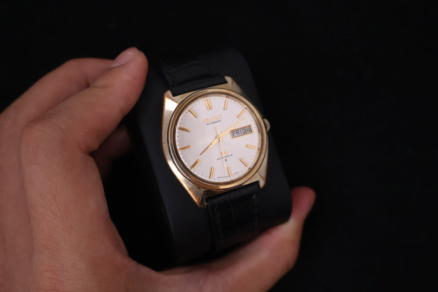 (SERVICED) Rare Vintage 1970 Seiko Lord Matic 23 Jewels SGP 5606-7000