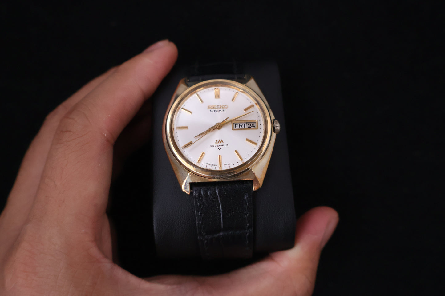 (SERVICED) Rare Vintage 1970 Seiko Lord Matic 23 Jewels SGP 5606-7000