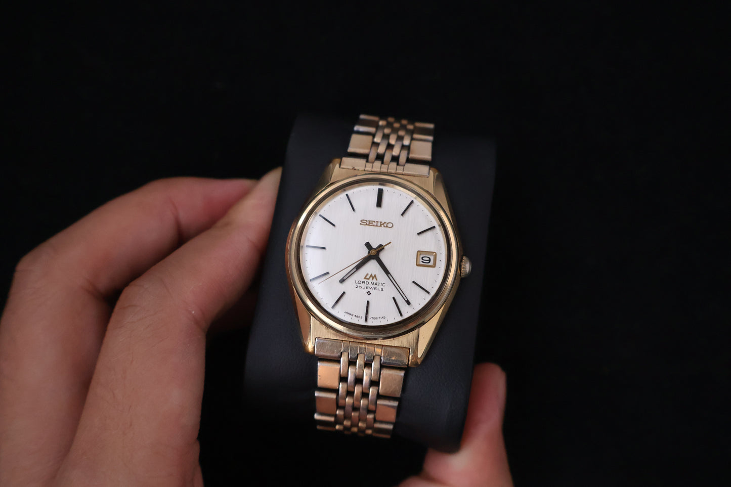 (SERVICED) Rare Vintage 1969 Seiko Lord Matic 25 Jewels SGP 5605-7020
