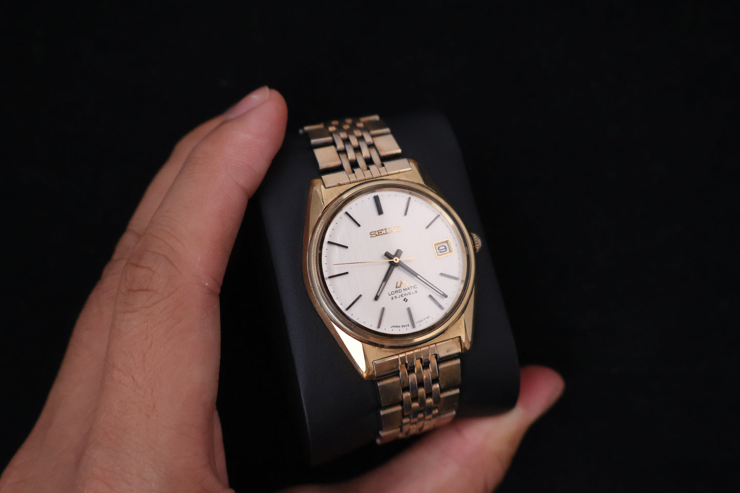 (SERVICED) Rare Vintage 1969 Seiko Lord Matic 25 Jewels SGP 5605-7020