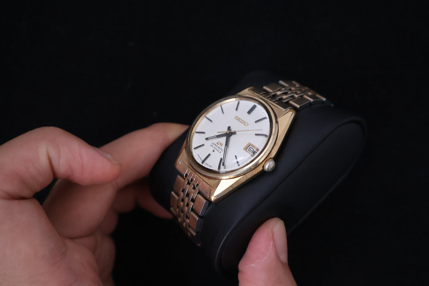 (SERVICED) Rare Vintage 1969 Seiko Lord Matic 25 Jewels SGP 5605-7020