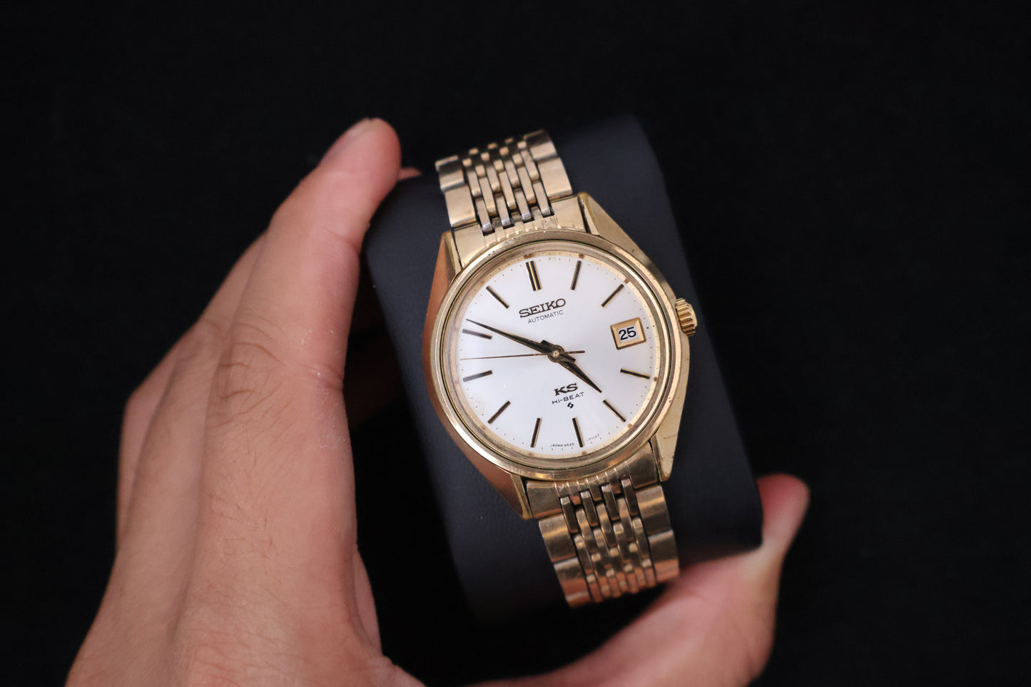 (SERVICED) Rare Vintage 1974 King Seiko KS Hi-Beat SGP 25 Jewels 5625-7113