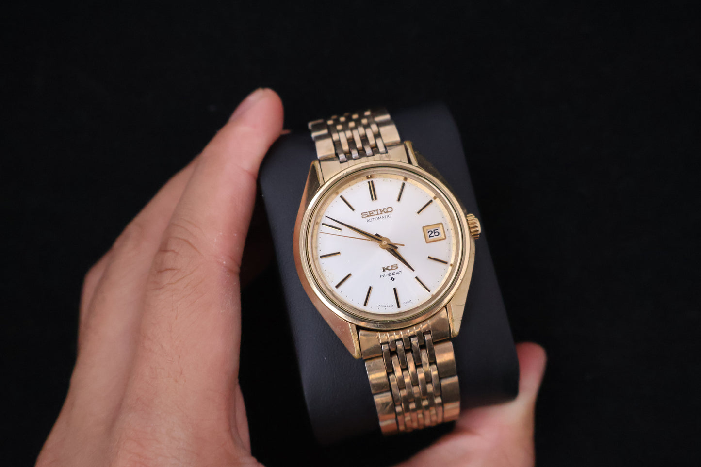 (SERVICED) Rare Vintage 1974 King Seiko KS Hi-Beat SGP 25 Jewels 5625-7113