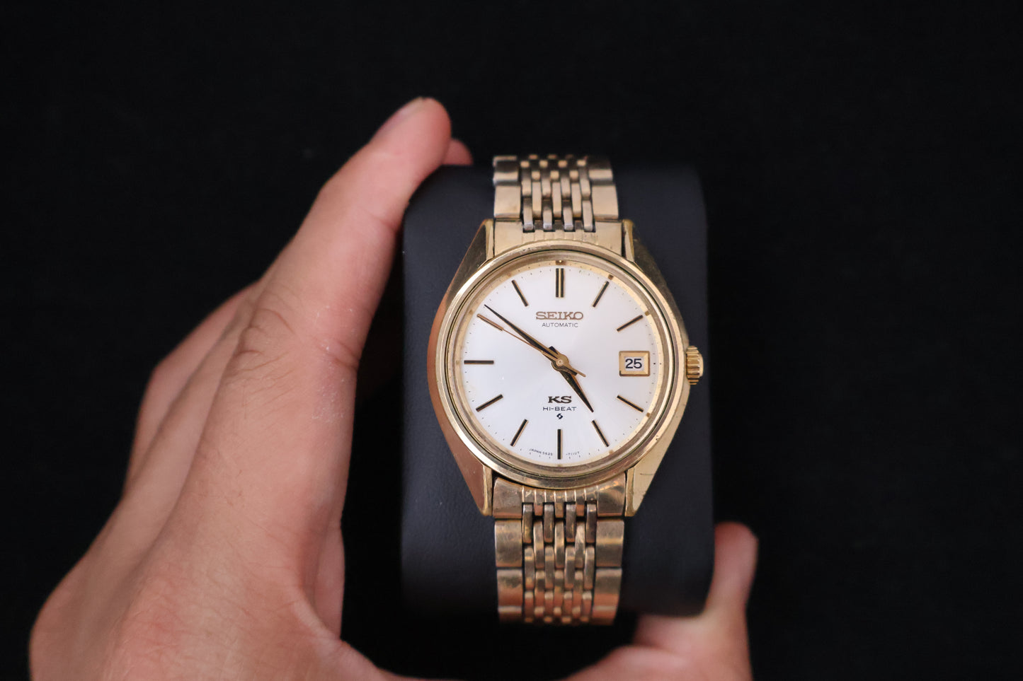 (SERVICED) Rare Vintage 1974 King Seiko KS Hi-Beat SGP 25 Jewels 5625-7113