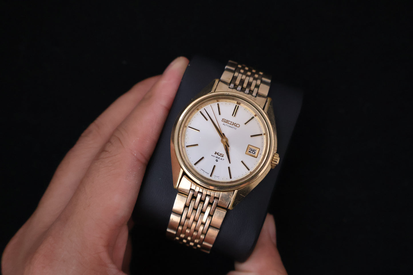 (SERVICED) Rare Vintage 1974 King Seiko KS Hi-Beat SGP 25 Jewels 5625-7113