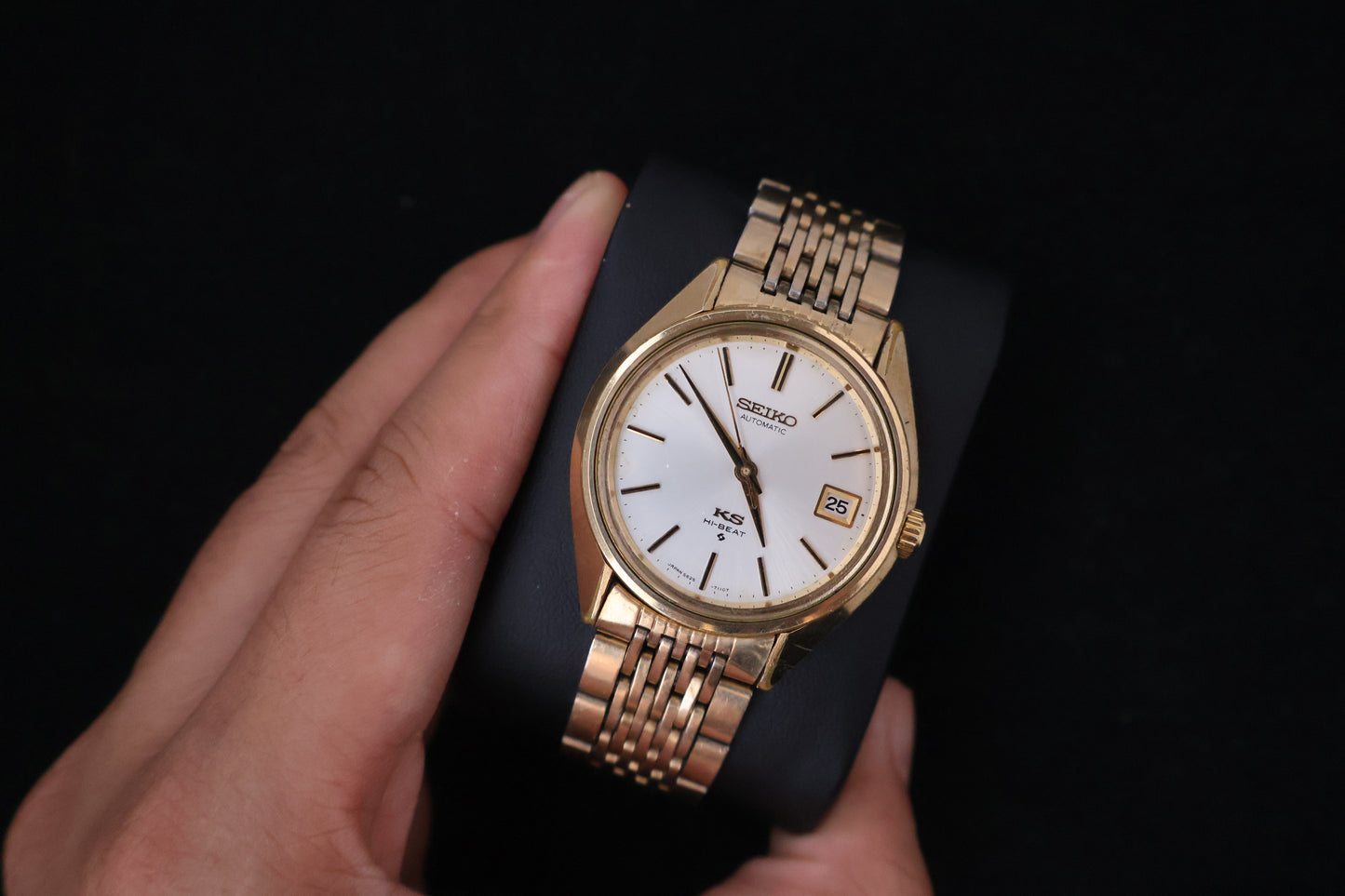 (SERVICED) Rare Vintage 1974 King Seiko KS Hi-Beat SGP 25 Jewels 5625-7113