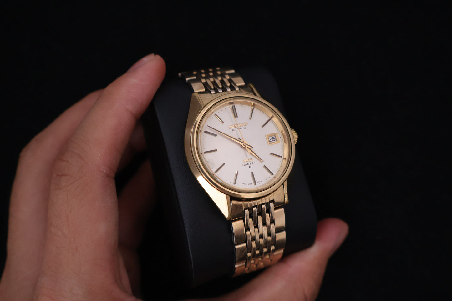 (SERVICED) Rare Vintage 1974 King Seiko KS Hi-Beat SGP 25 Jewels 5625-7113