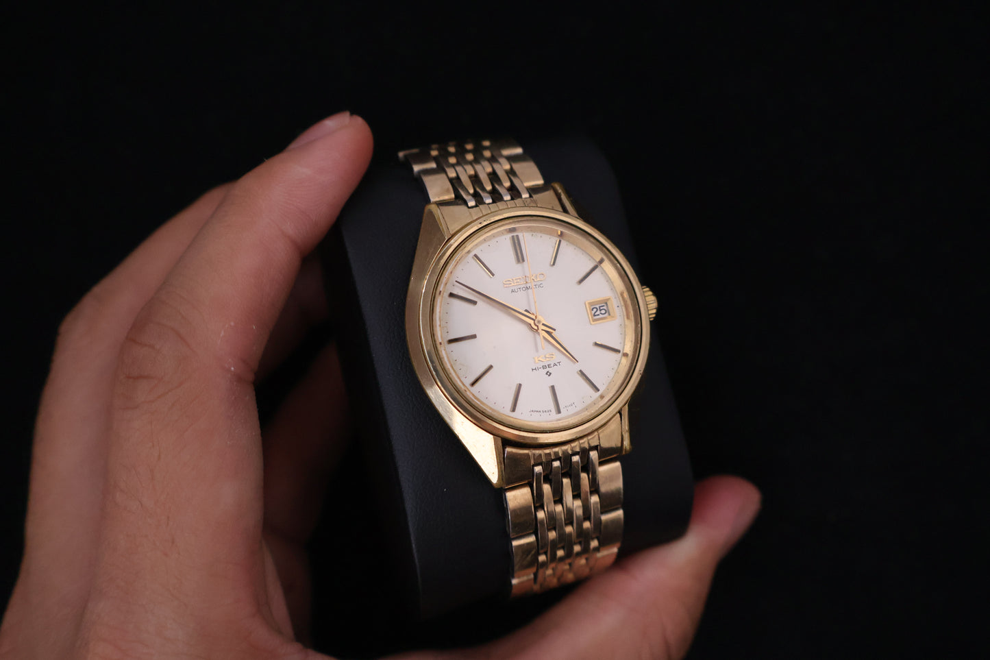 (SERVICED) Rare Vintage 1974 King Seiko KS Hi-Beat SGP 25 Jewels 5625-7113