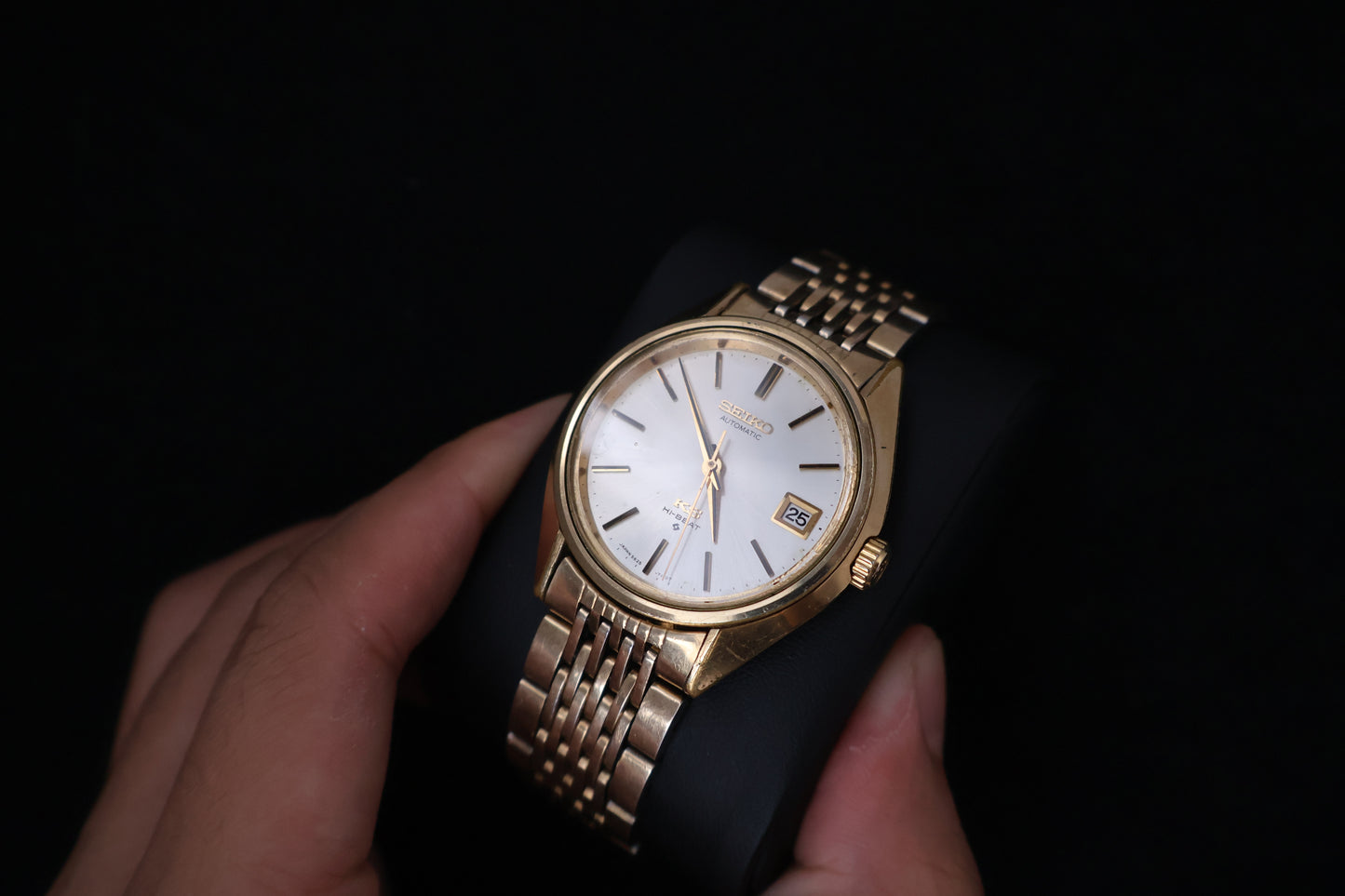 (SERVICED) Rare Vintage 1974 King Seiko KS Hi-Beat SGP 25 Jewels 5625-7113