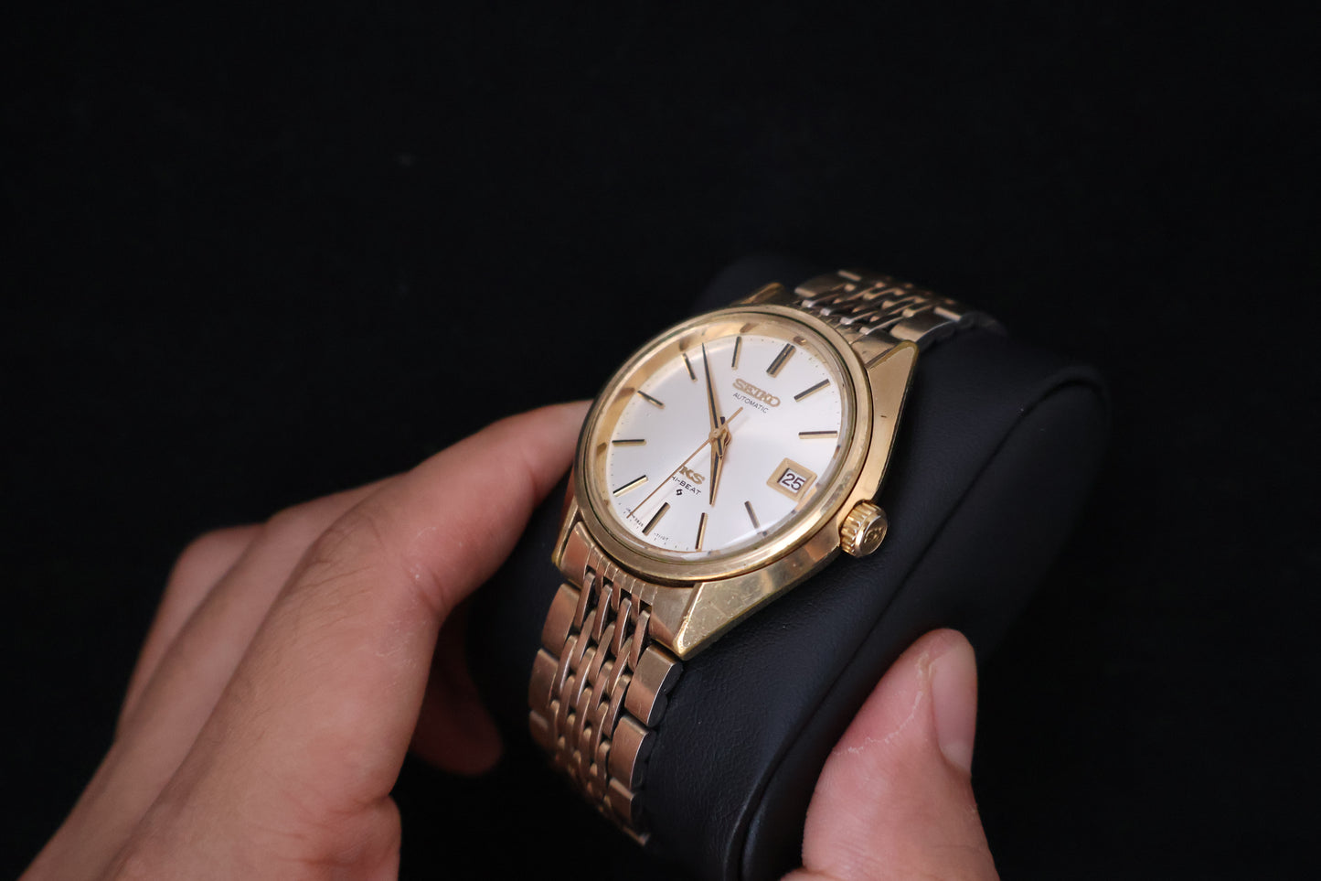 (SERVICED) Rare Vintage 1974 King Seiko KS Hi-Beat SGP 25 Jewels 5625-7113