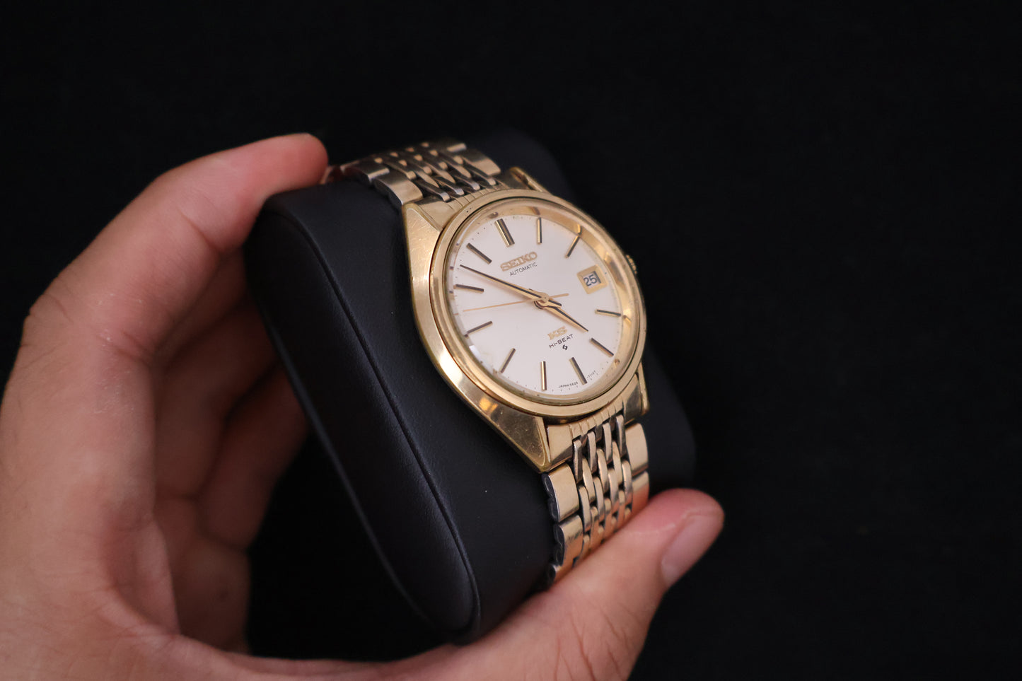 (SERVICED) Rare Vintage 1974 King Seiko KS Hi-Beat SGP 25 Jewels 5625-7113