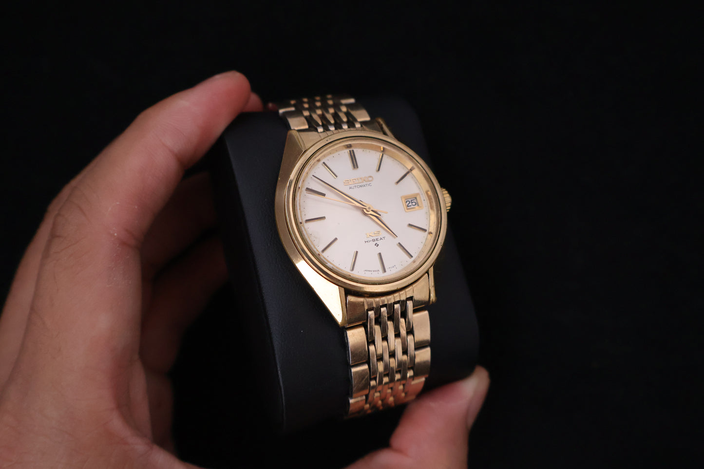 (SERVICED) Rare Vintage 1974 King Seiko KS Hi-Beat SGP 25 Jewels 5625-7113
