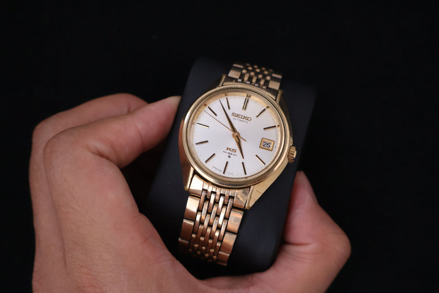 (SERVICED) Rare Vintage 1974 King Seiko KS Hi-Beat SGP 25 Jewels 5625-7113