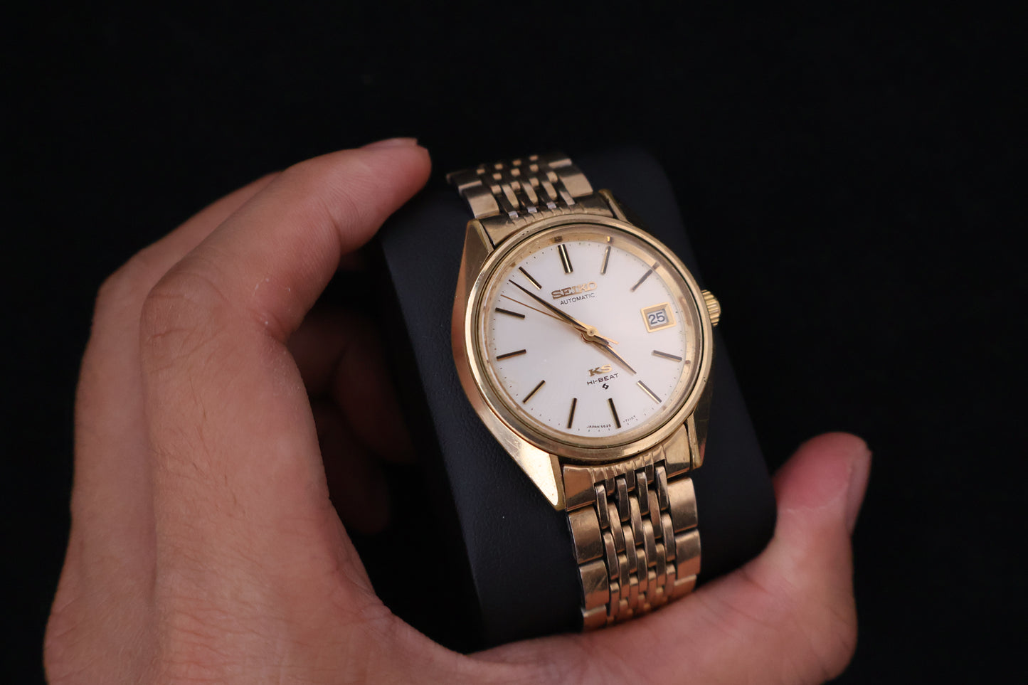 (SERVICED) Rare Vintage 1974 King Seiko KS Hi-Beat SGP 25 Jewels 5625-7113