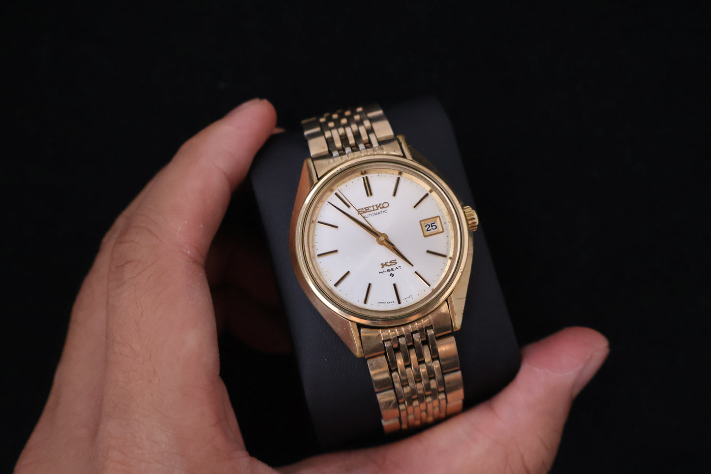 (SERVICED) Rare Vintage 1974 King Seiko KS Hi-Beat SGP 25 Jewels 5625-7113