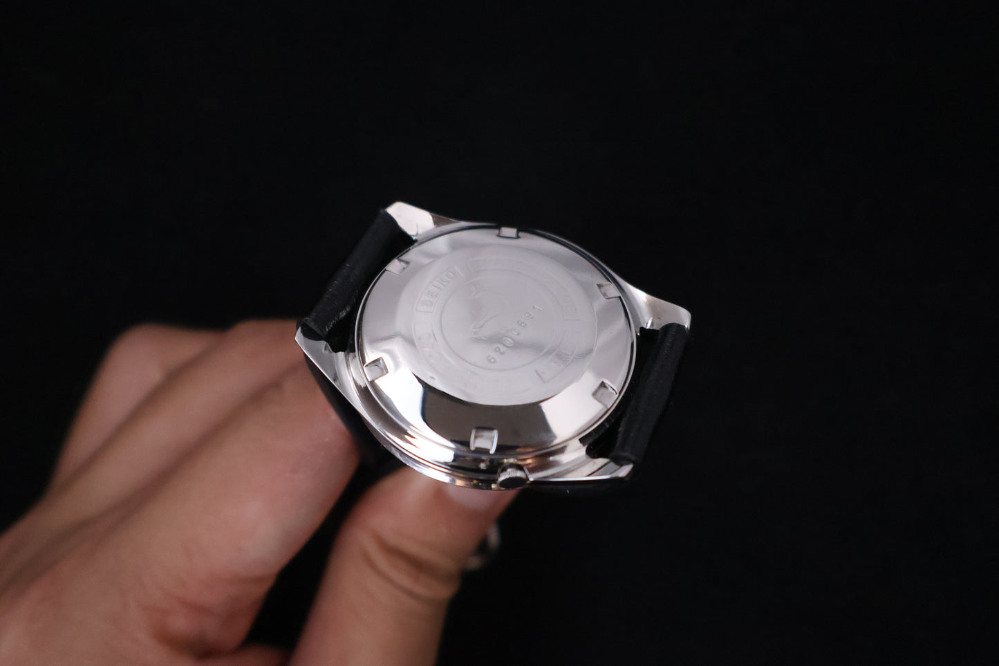 (SERVICED) Rare Vintage 1966 Seiko Seikomatic Diashock 26 Jewels 6206-8040