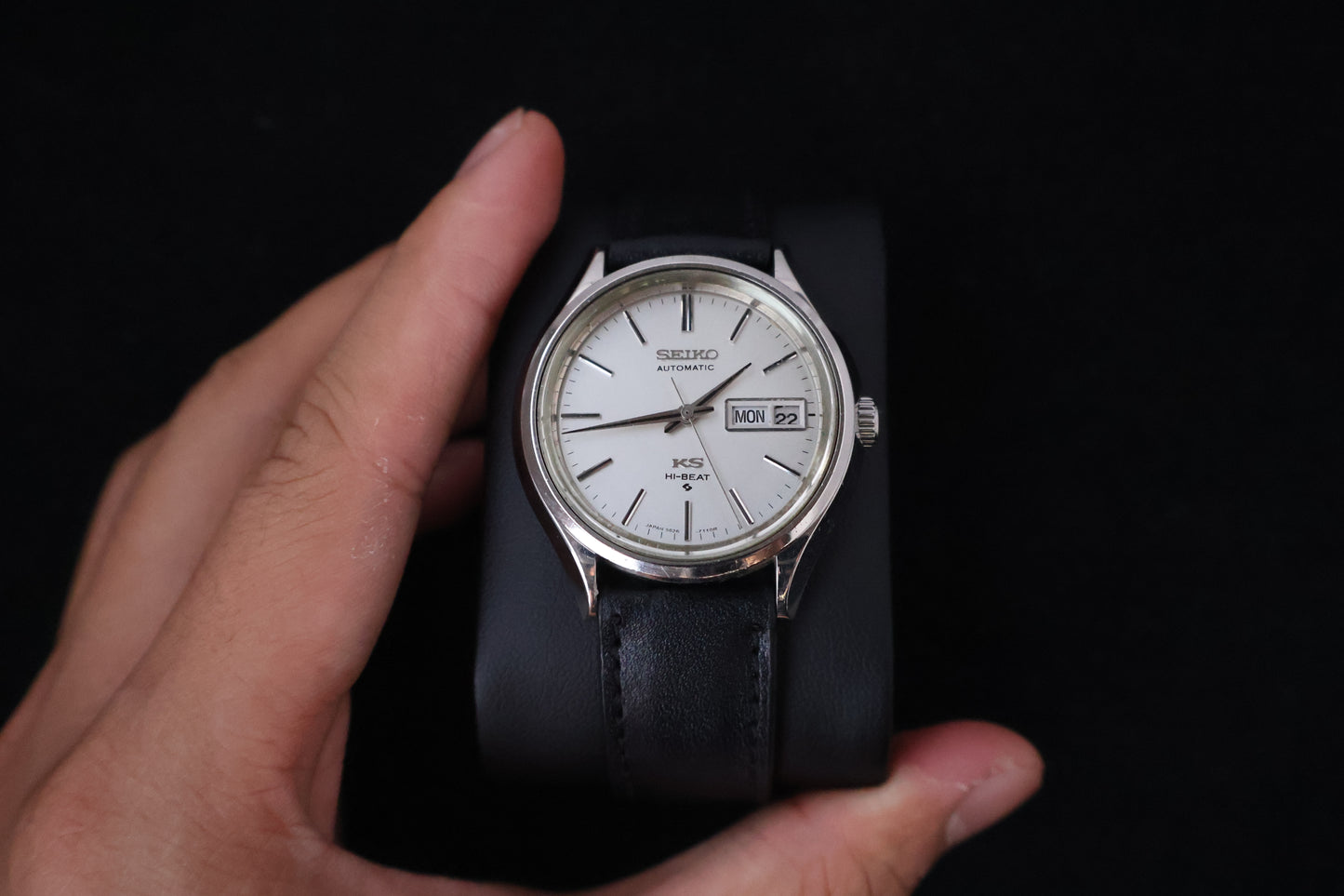(SERVICED) Rare Vintage 1973 King Seiko KS Hi-Beat Medallion 25 Jewels 5626-7120