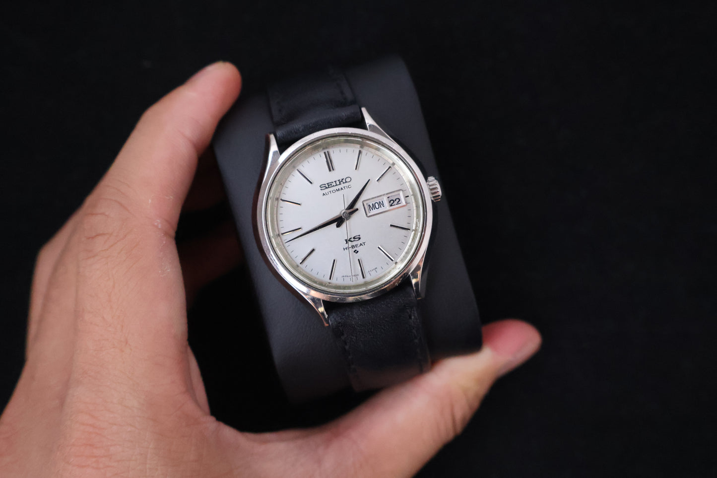(SERVICED) Rare Vintage 1973 King Seiko KS Hi-Beat Medallion 25 Jewels 5626-7120