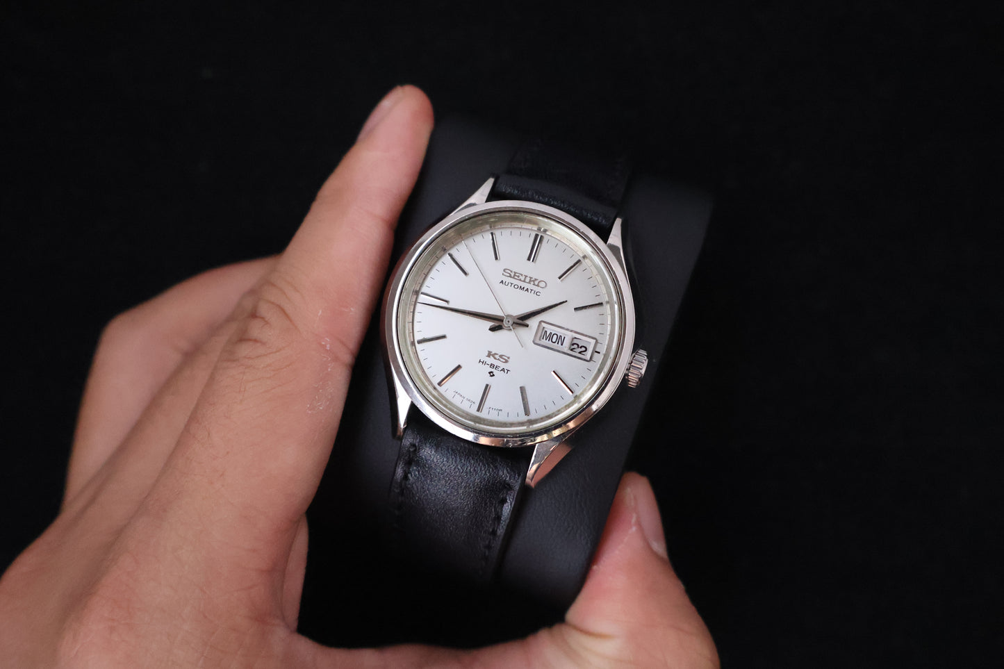 (SERVICED) Rare Vintage 1973 King Seiko KS Hi-Beat Medallion 25 Jewels 5626-7120