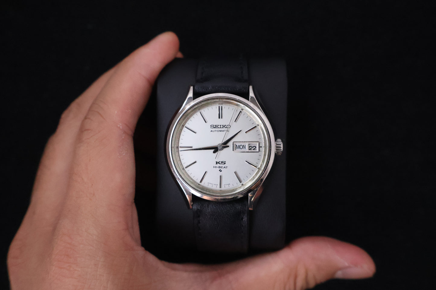 (SERVICED) Rare Vintage 1973 King Seiko KS Hi-Beat Medallion 25 Jewels 5626-7120